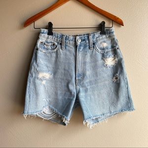 Abercrombie High Rise Girlfriend Shorts